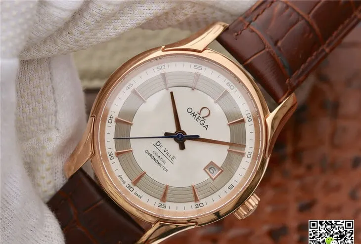 Omega De Ville 431.63.41.21.02.001 VS Factory 1:1 Best Edition Replica Watch Brown Strap